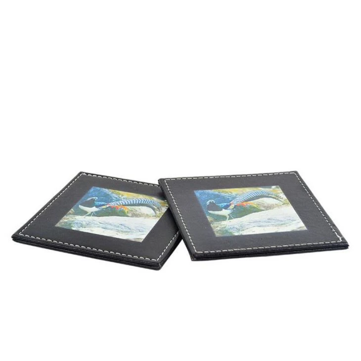Printing Leather Cup Mat